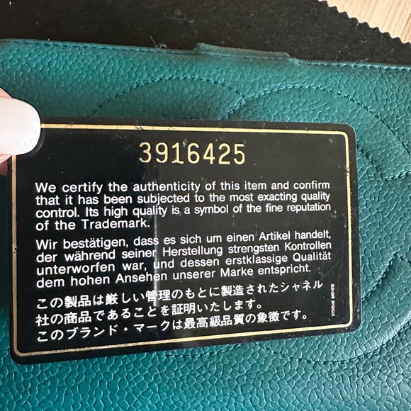 Authentic Chanel Leather Wallet - Picture 2 of 6